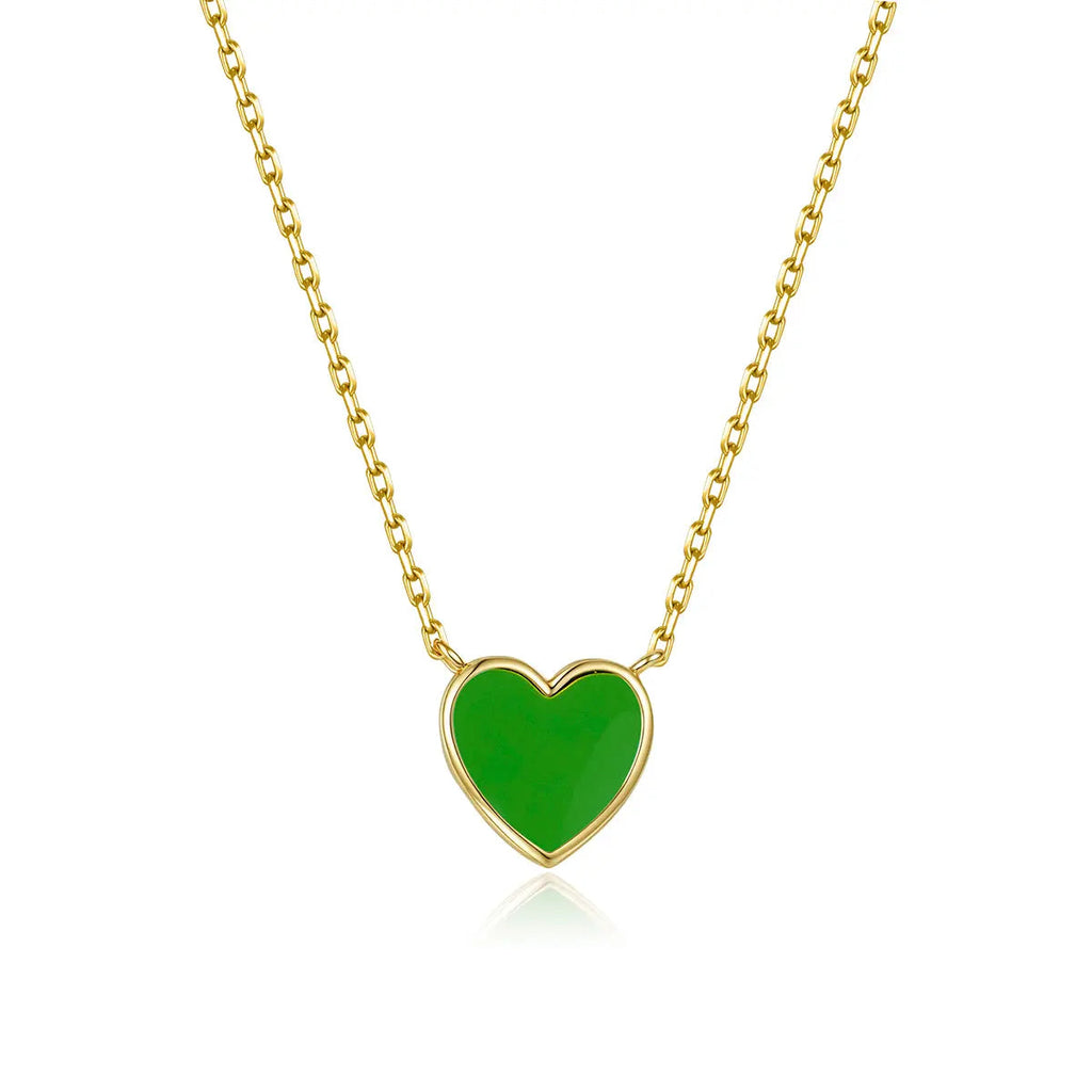 Petit Love Necklace in Green