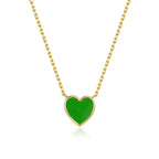 Petit Love Necklace in Green