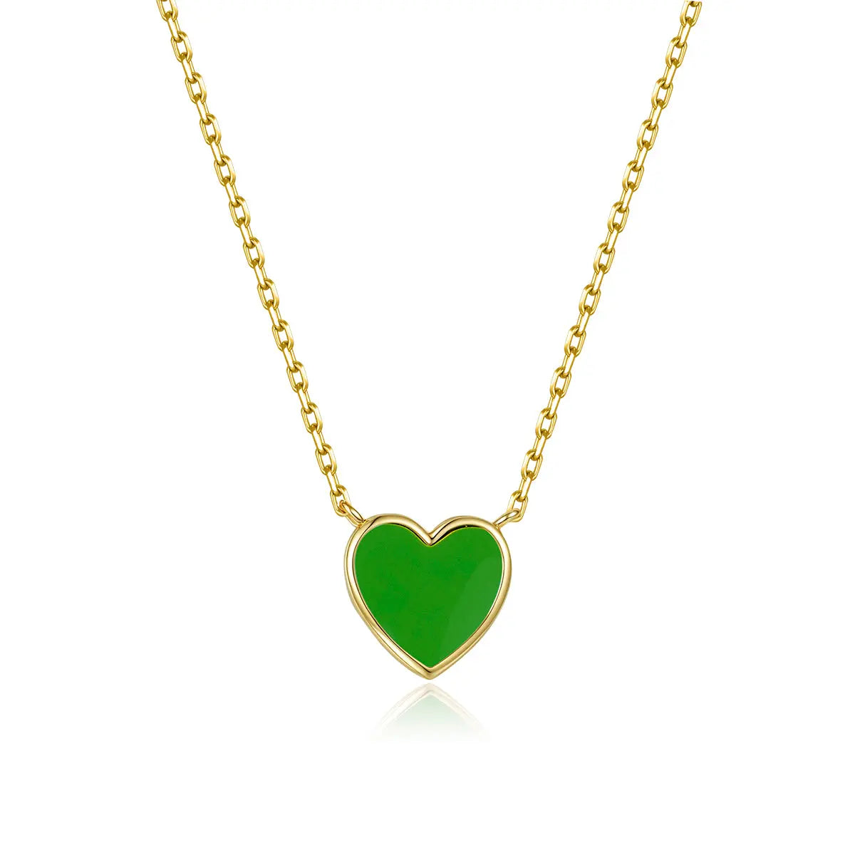 Petit Love Necklace in Green
