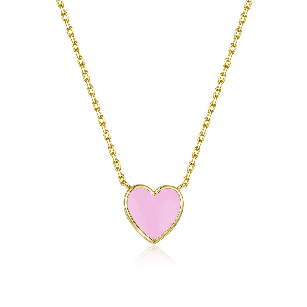 Petit Love Necklace in Pink