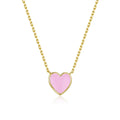 Petit Love Necklace in Pink