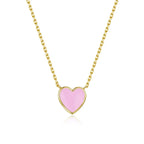 Petit Love Necklace in Pink