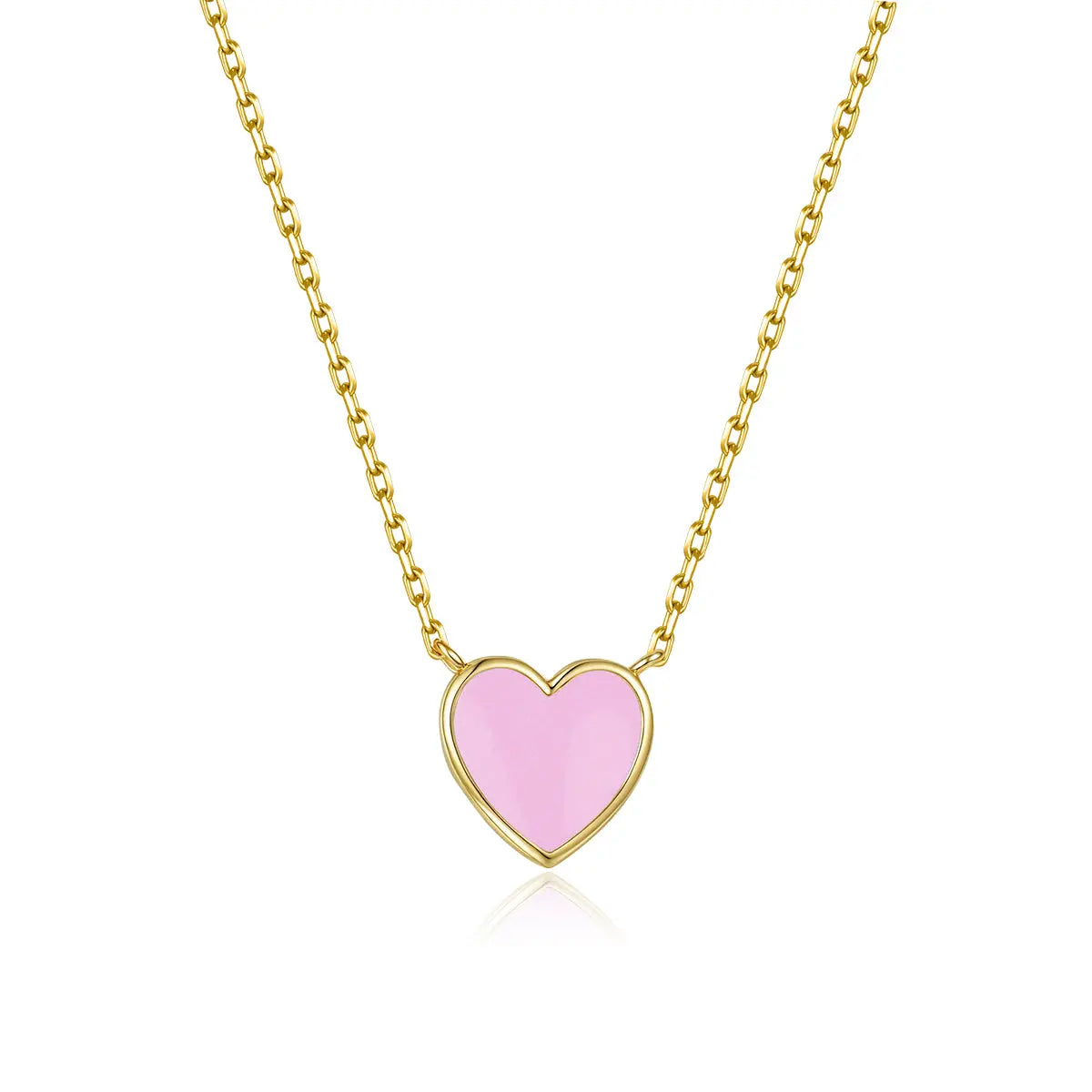 Petit Love Necklace in Pink