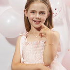Petit Love Necklace in Pink