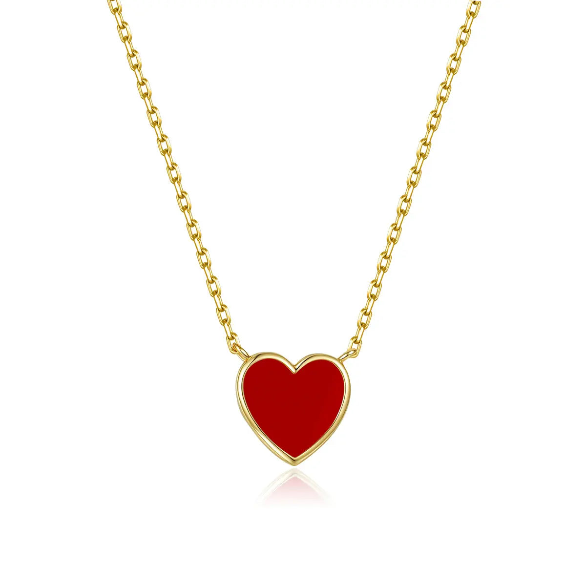 Petit Love Necklace in Red