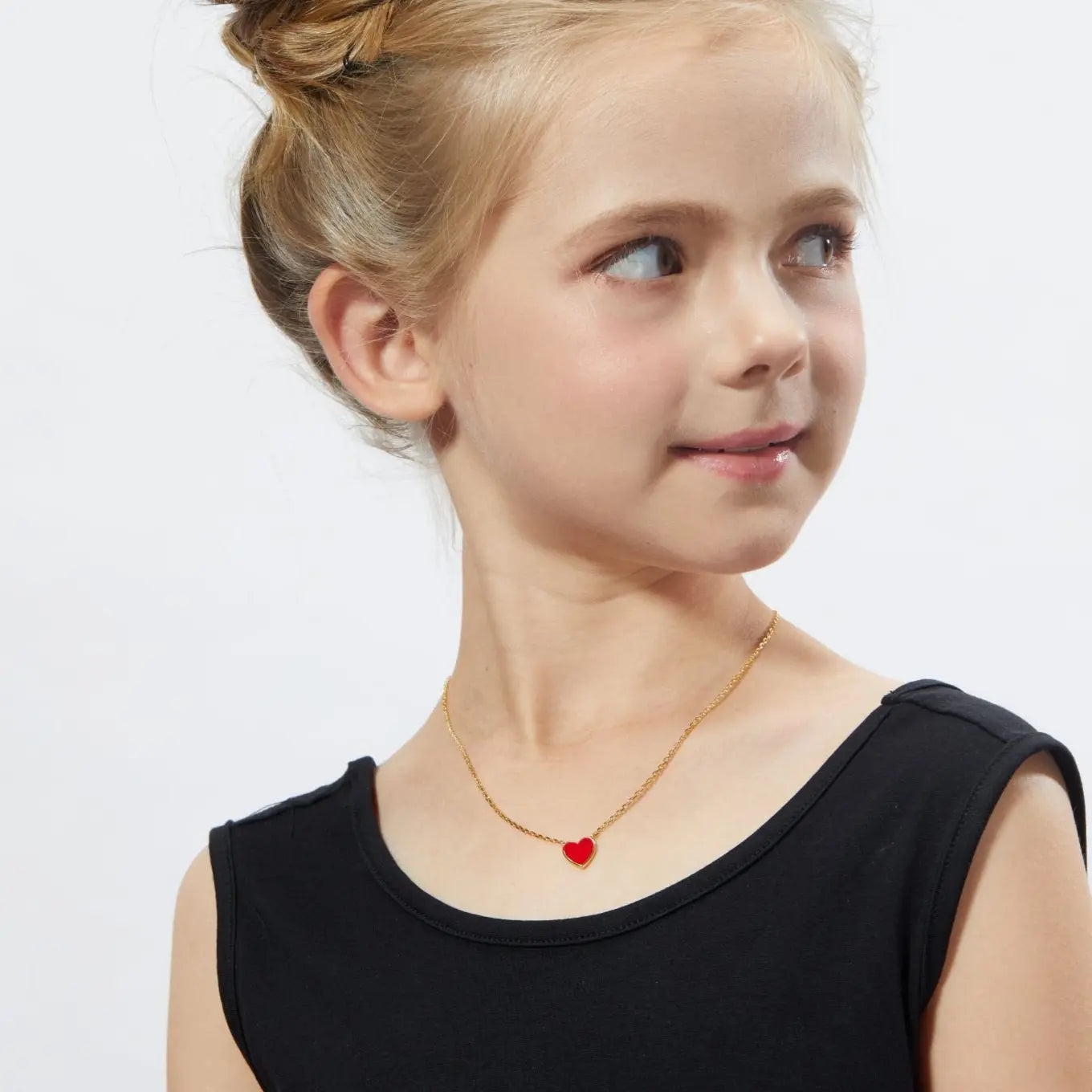 Petit Love Necklace in Red