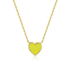 Petit Love Necklace in Yellow