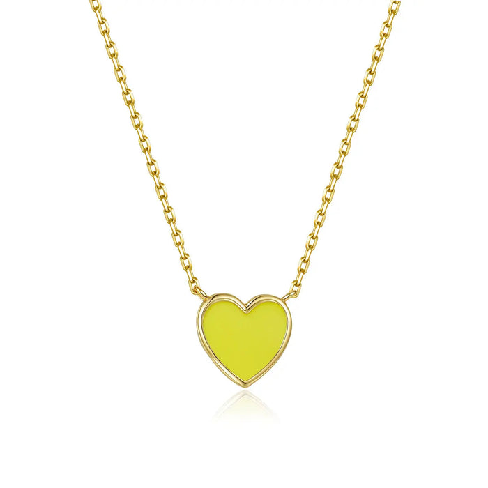 Petit Love Necklace in Yellow