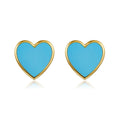 Petit Love Studs in Sky Blue