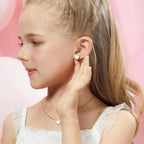 Petit Love Studs in White