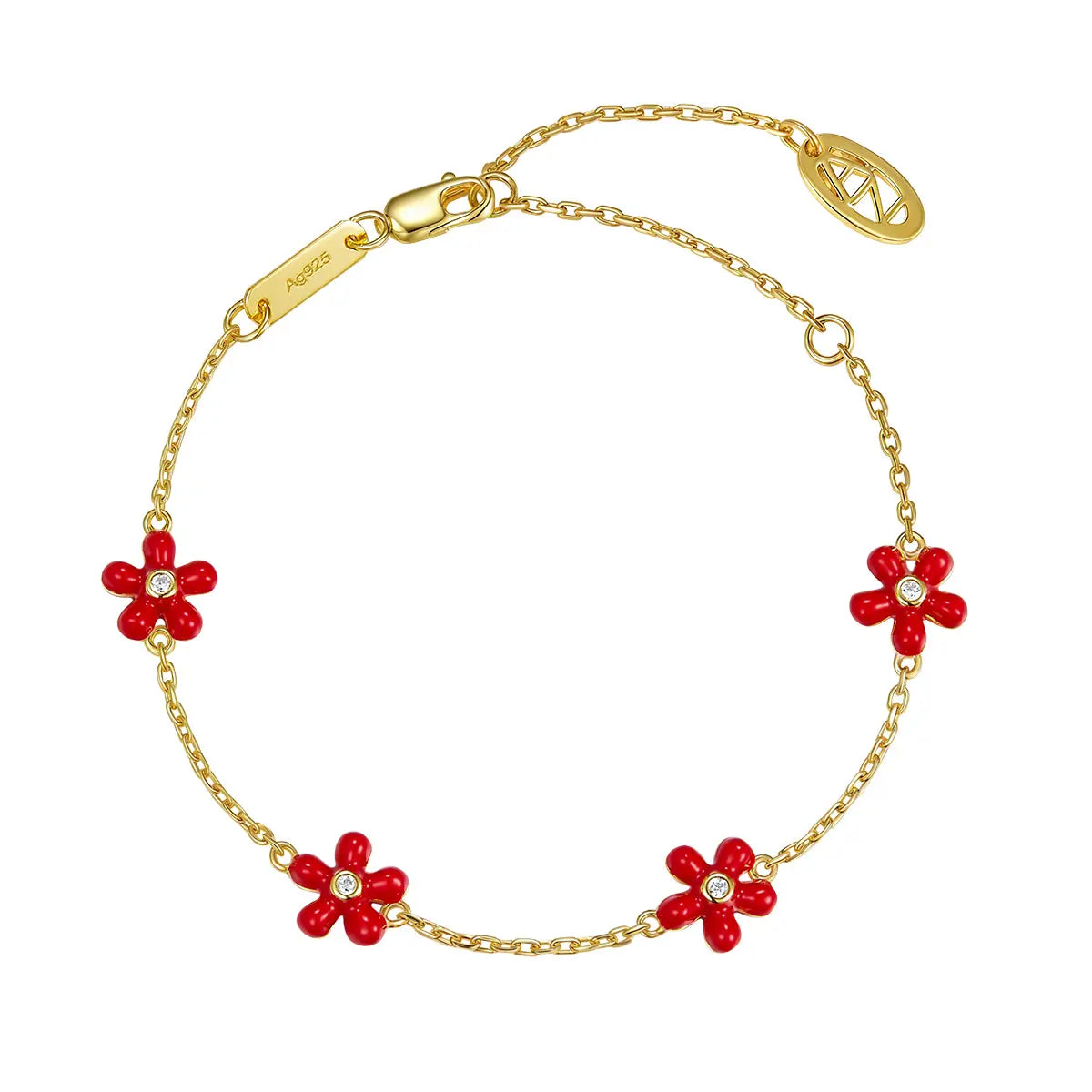 Petit Rosie Bracelet in Red