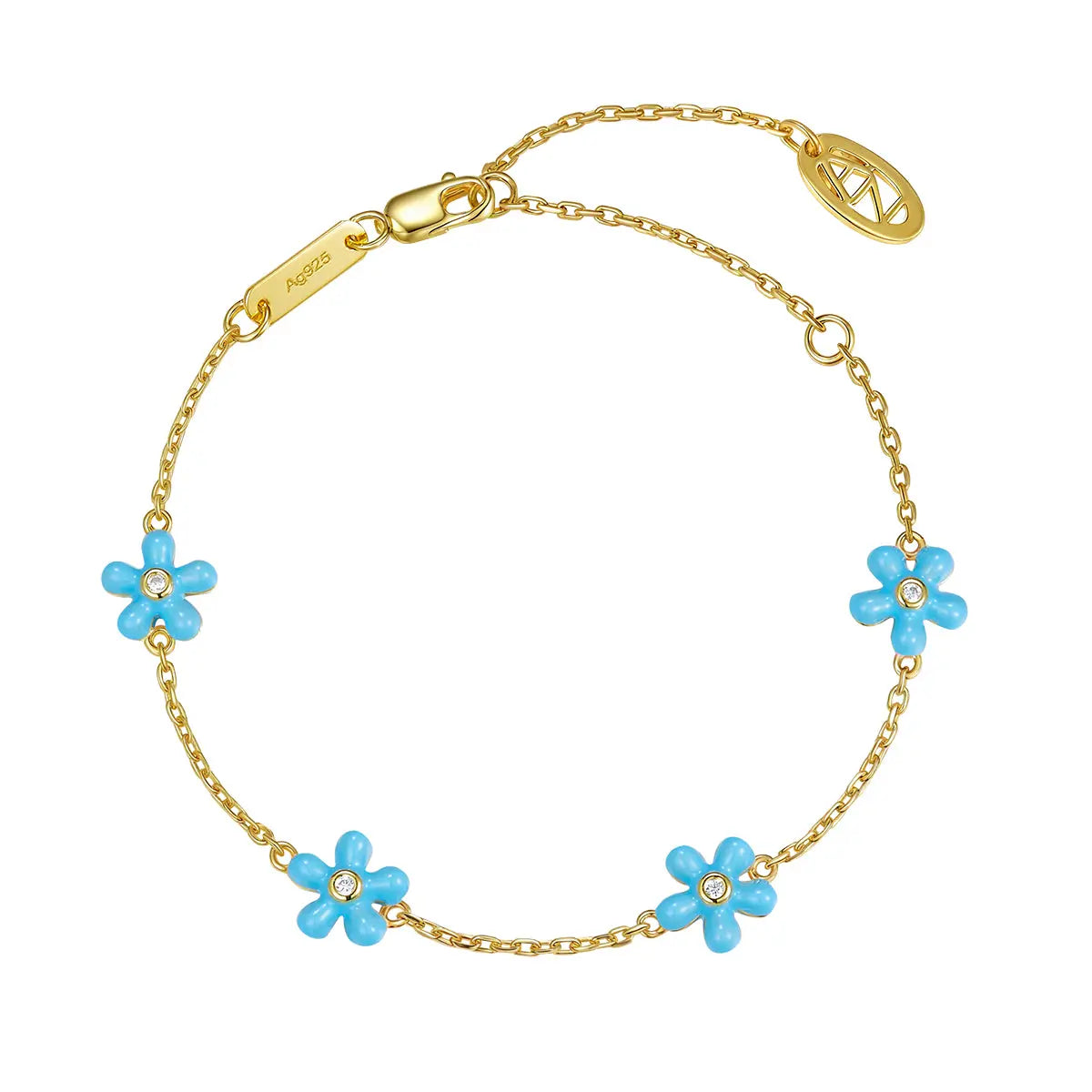 Petit Rosie Bracelet in Sky Blue