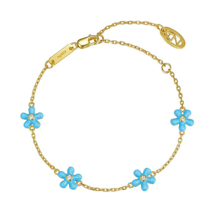 Petit Rosie Bracelet in Sky Blue
