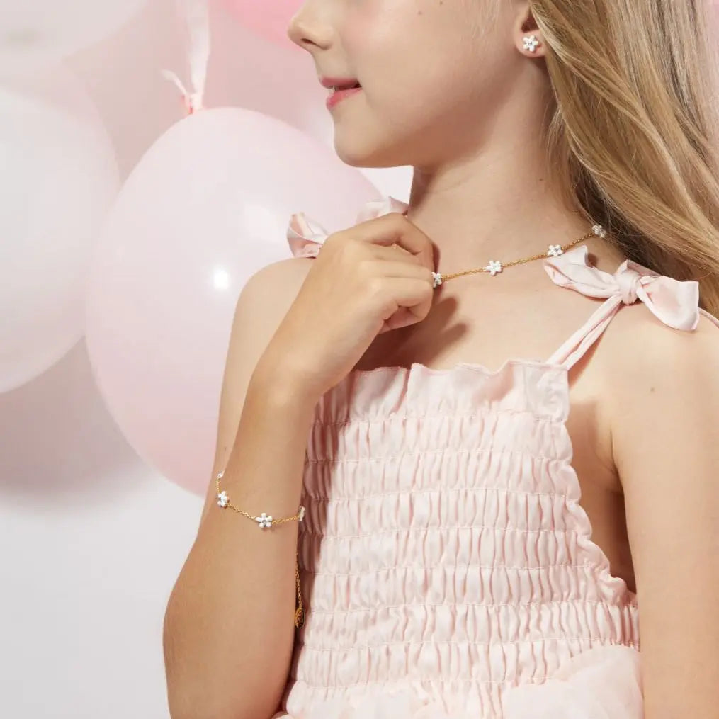 Petit Rosie Bracelet in White