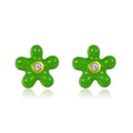 Petit Rosie Earrings in Green