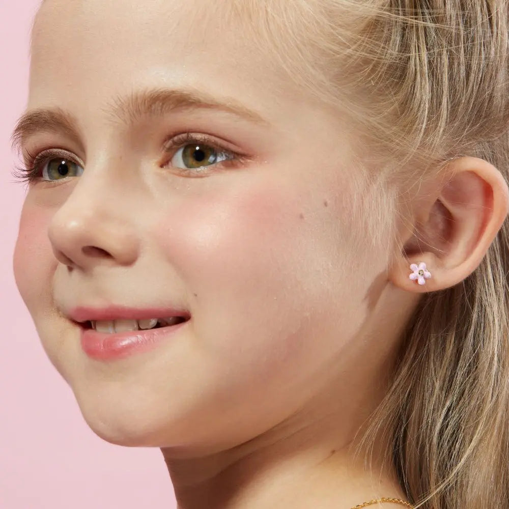 Petit Rosie Earrings in Pink