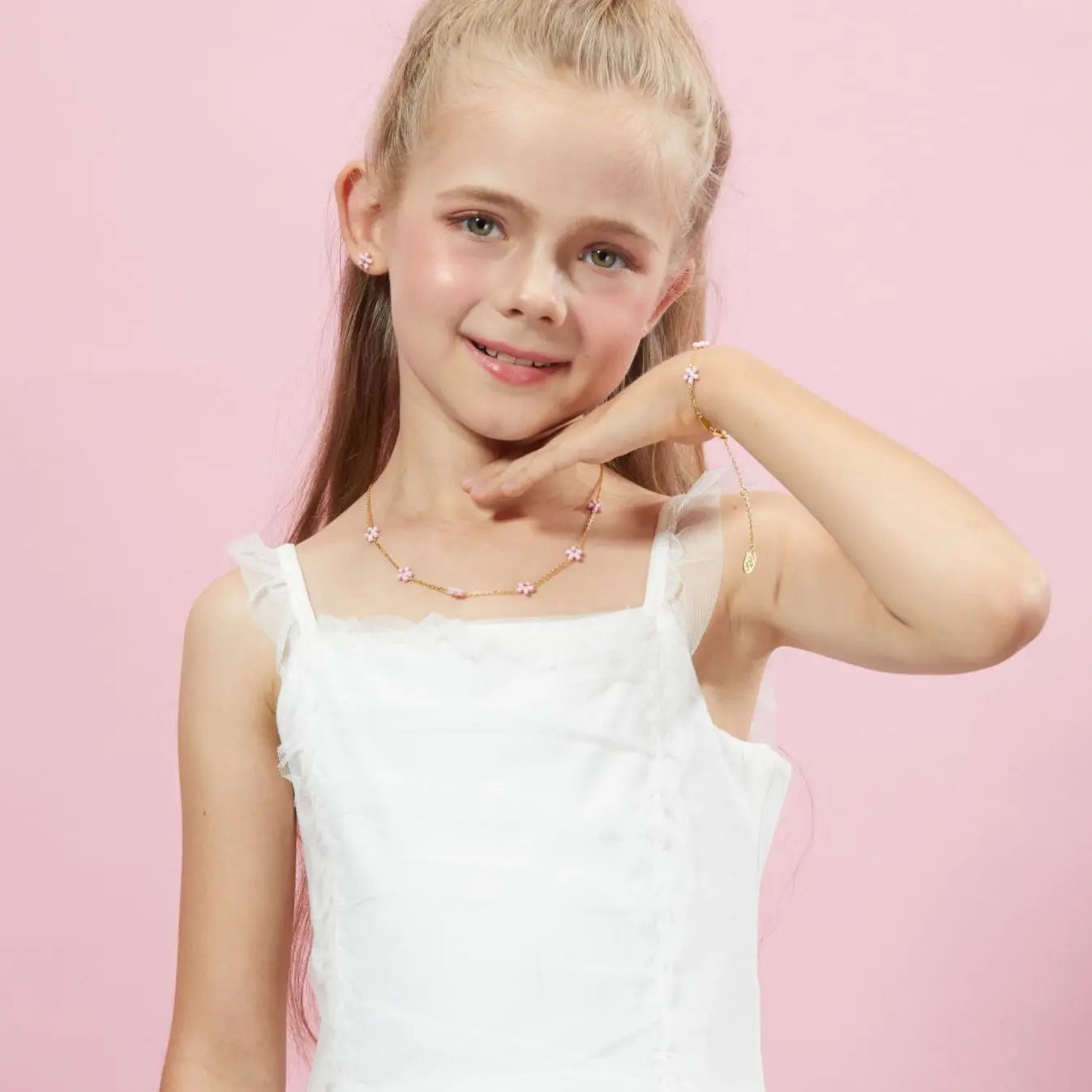 Petit Rosie Pink Necklace