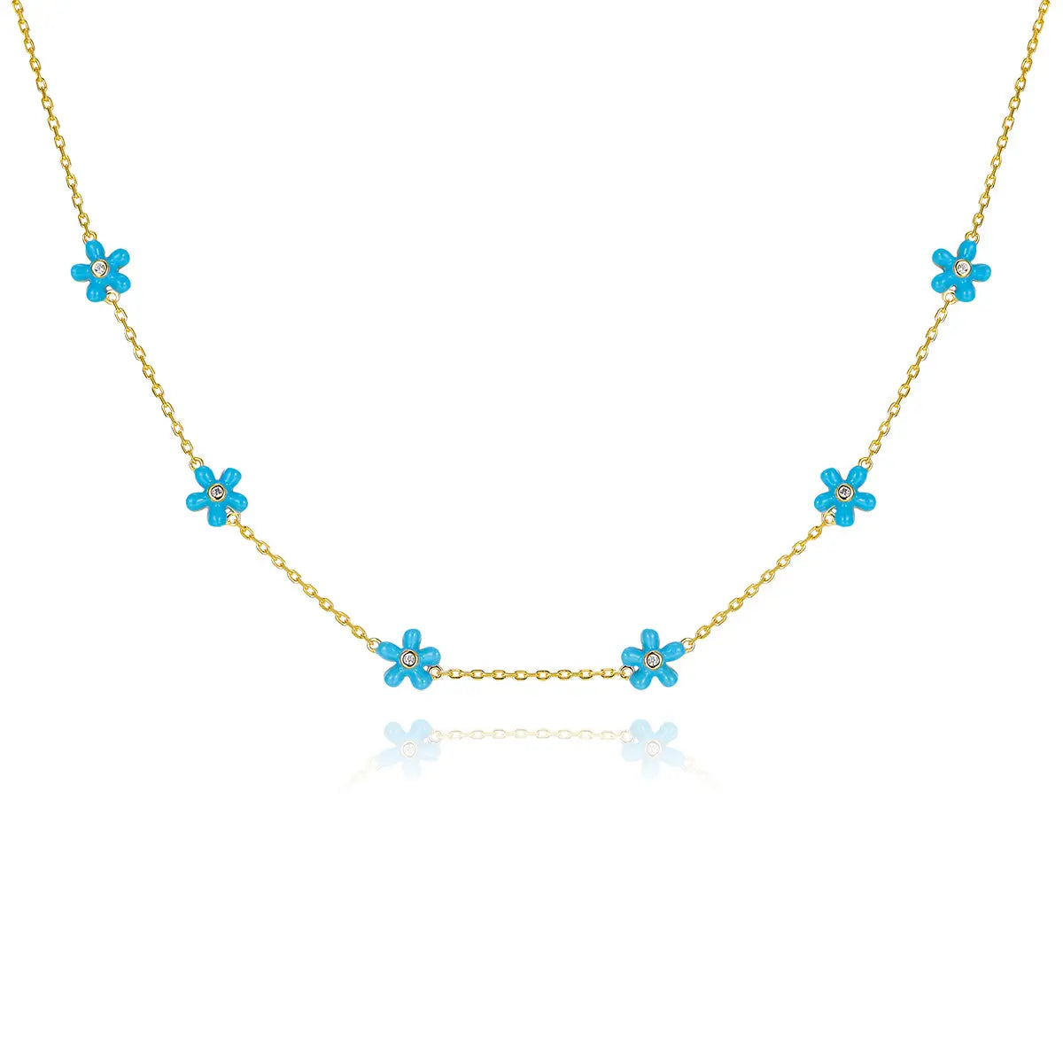 Petit Rosie Sky Blue Necklace