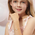Petit Star of David Bracelet in White