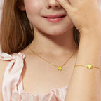 Petit Star of David Bracelet in Yellow