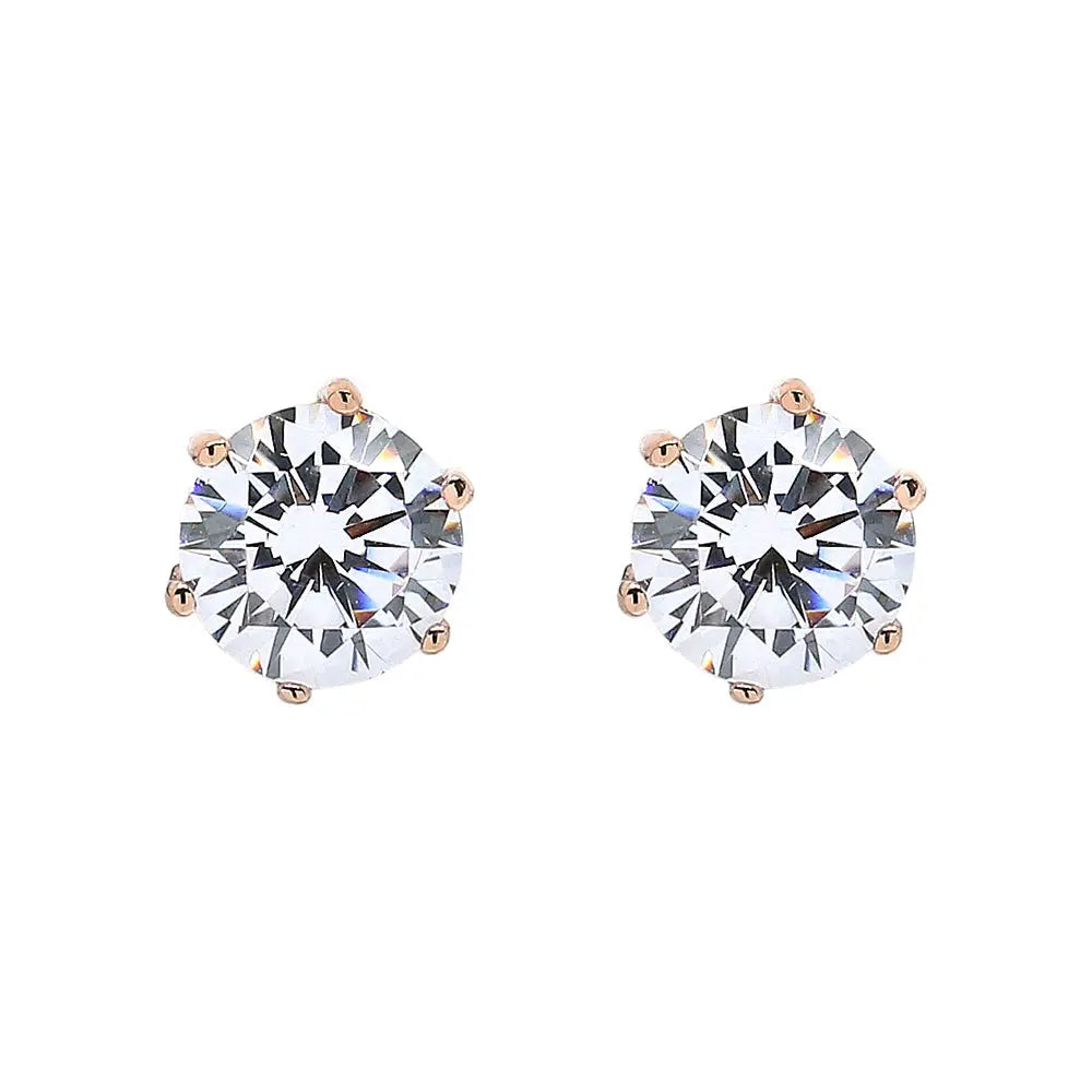 Petite Diamond Crystalline 6 Prong Studs