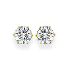 Petite Diamond Crystalline 6 Prong Studs