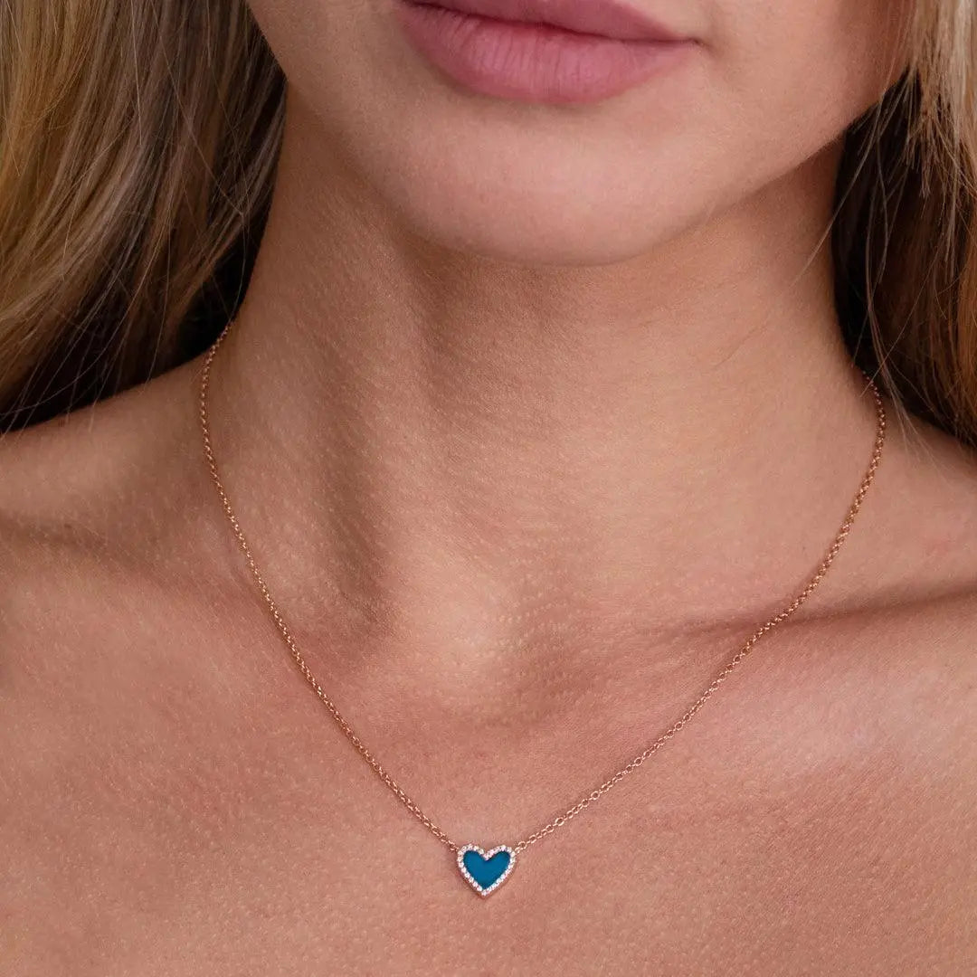 Petite Gem Inlay Necklace