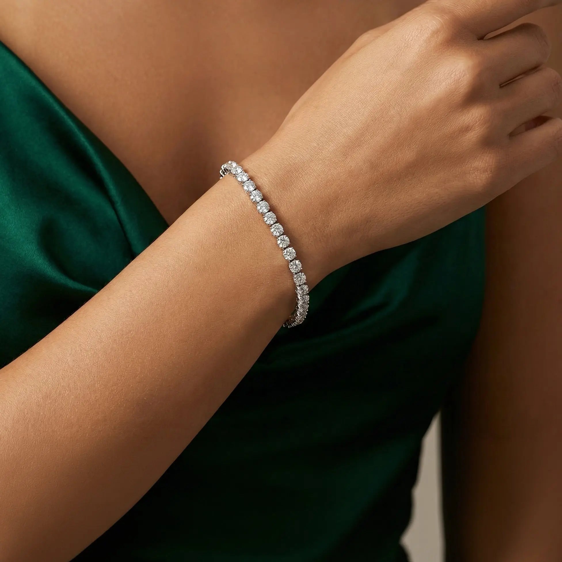 Petite Glamour 8 Carat Tennis Bracelet