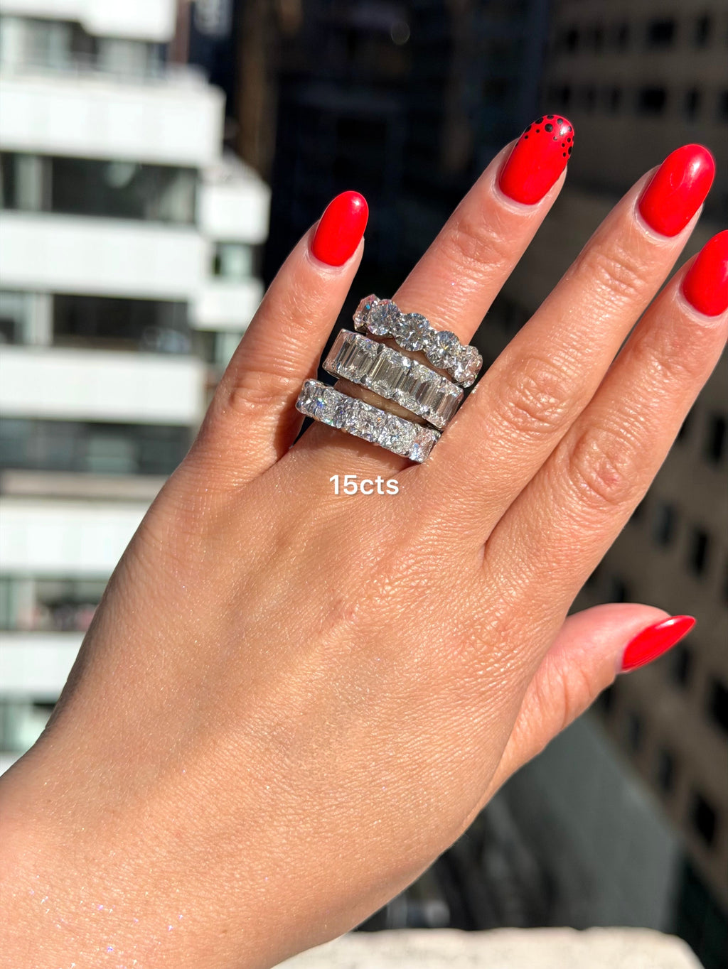 Lab Grown Radiant Eternity Band