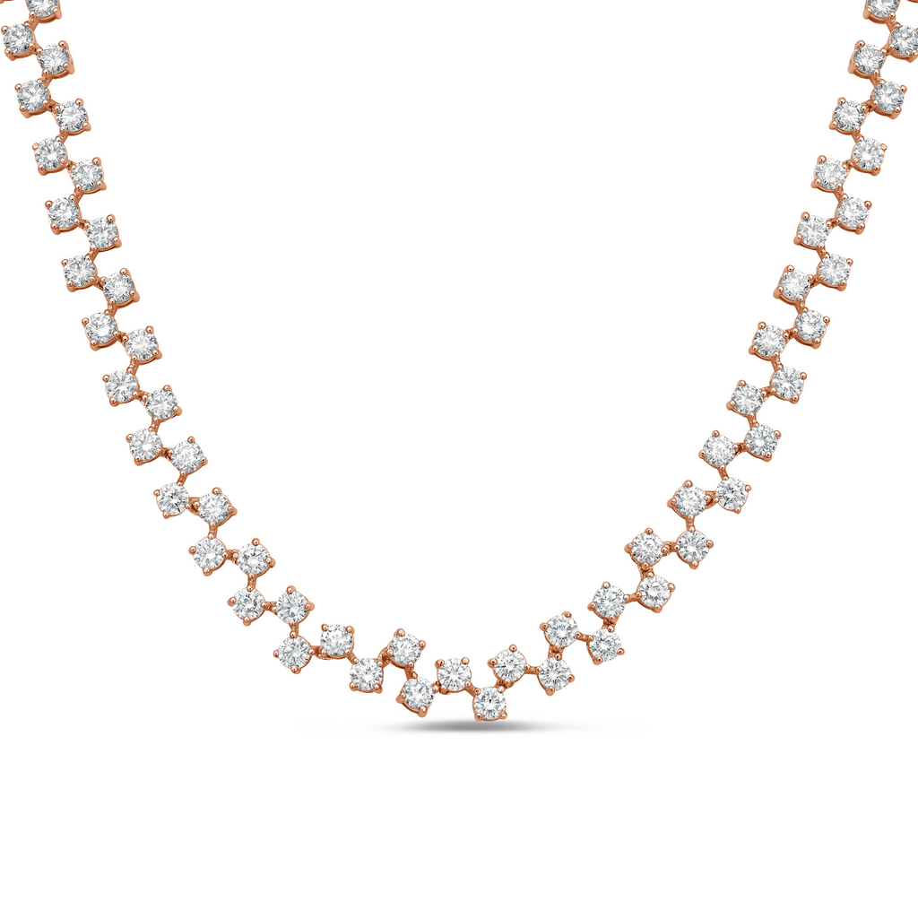 Lab-Grown Floating Diamond Necklace