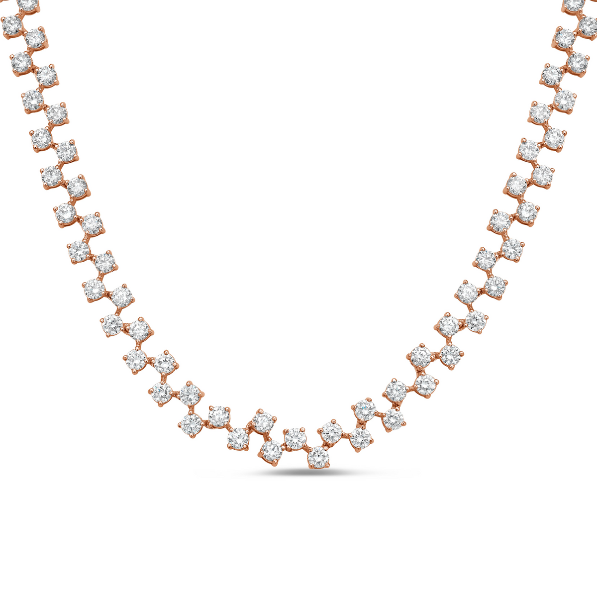 Lab-Grown Floating Diamond Necklace