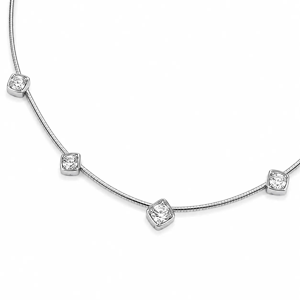 Platinum Drops Choker