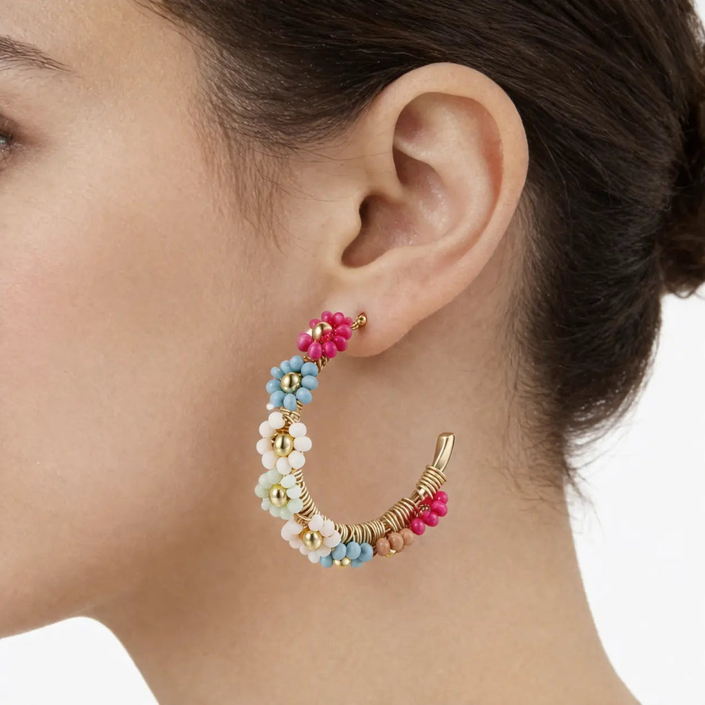 Positano Bloom Hoops