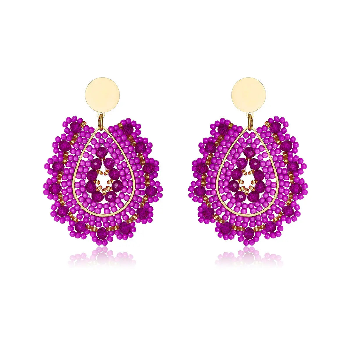 Purple Pom Drops