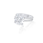 6.30ct Round Diamond Split-Shank Ring