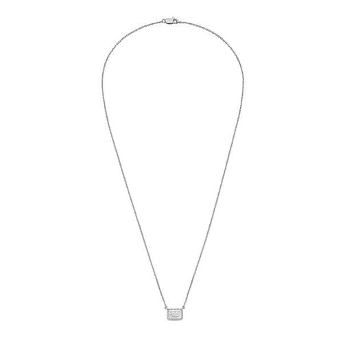 Lab-Grown Radiant Cut Diamond Bezel Pendant