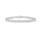 Lab Grown Radiant Cut Diamond Tennis Bracelet