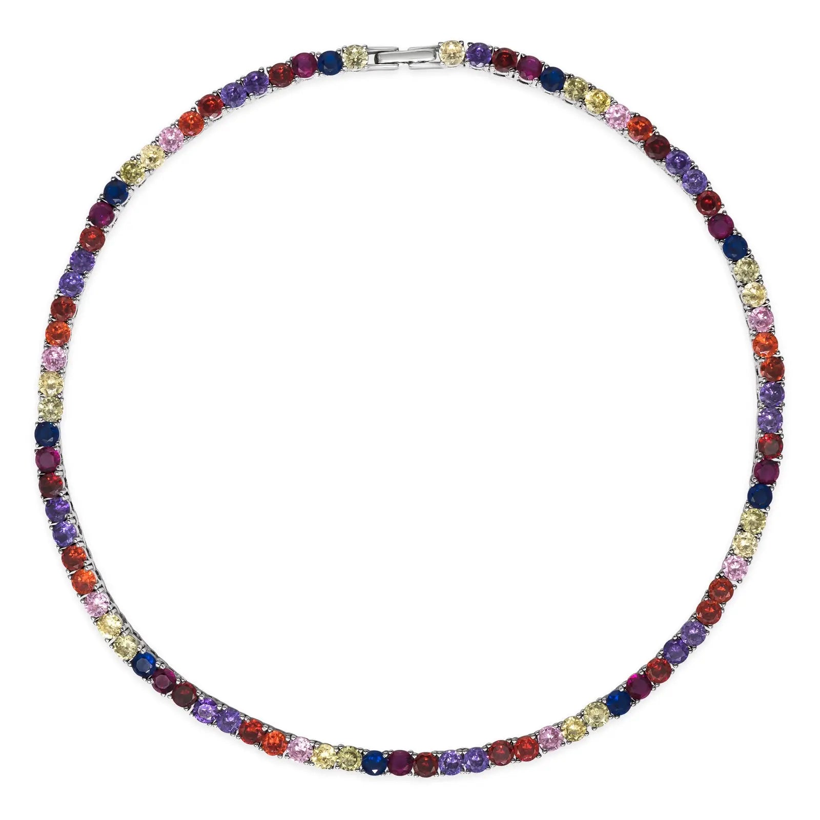 Rainbow Choker Necklace