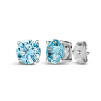 Rainbow Gem Studs by Kathy Hilton
