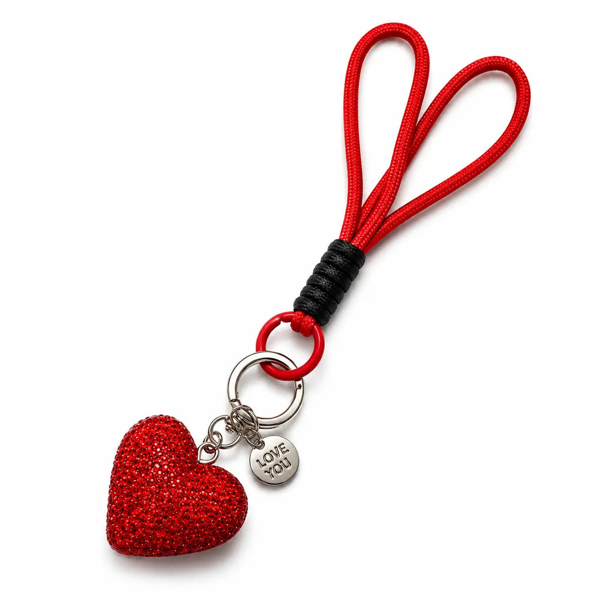 Red Passion Heart Charm