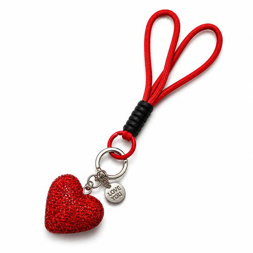 Red Passion Heart Charm