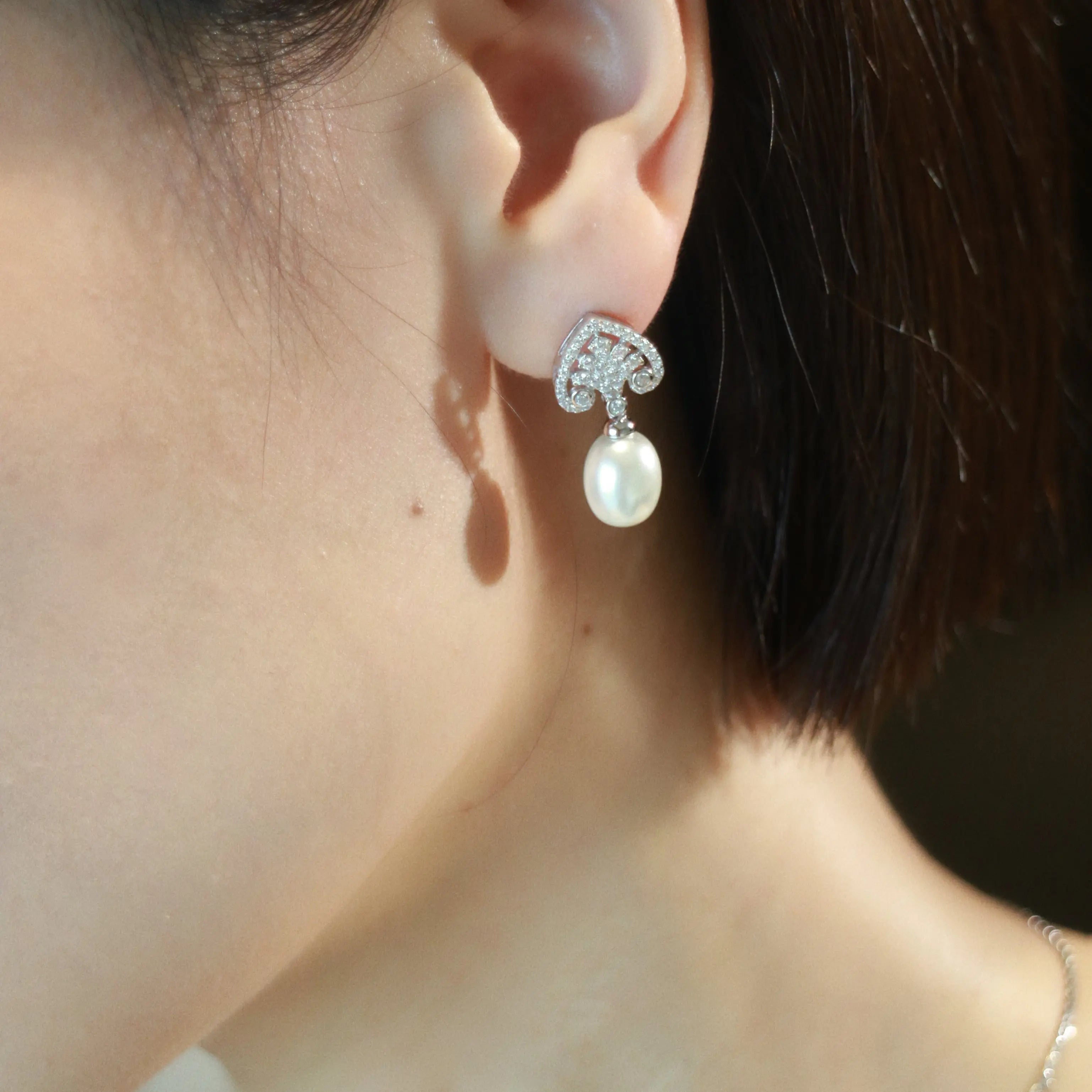 Regal Pearl Earrings