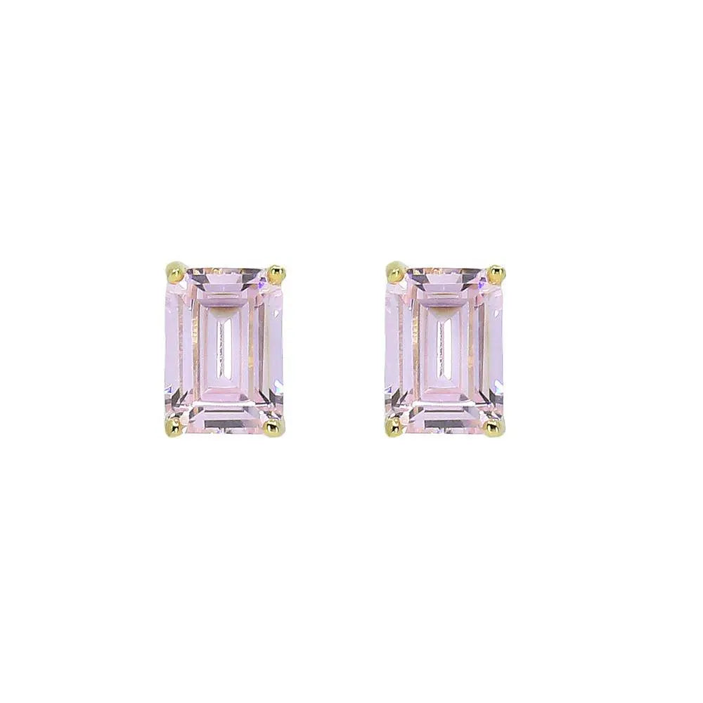 Rose All Day 2 Carat Diamond Crystalline Stud Earrings