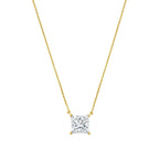 Lab Grown East West Princess Diamond Pendant