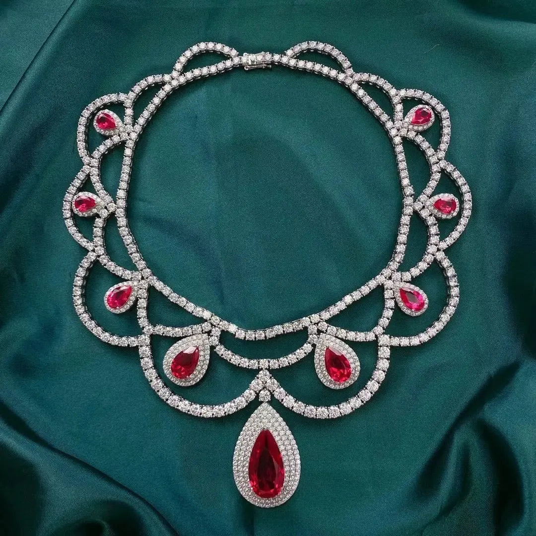 Royal Goddess Ruby Necklace