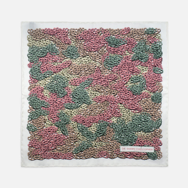 Brass Knuckles Camouflage Pocket Square