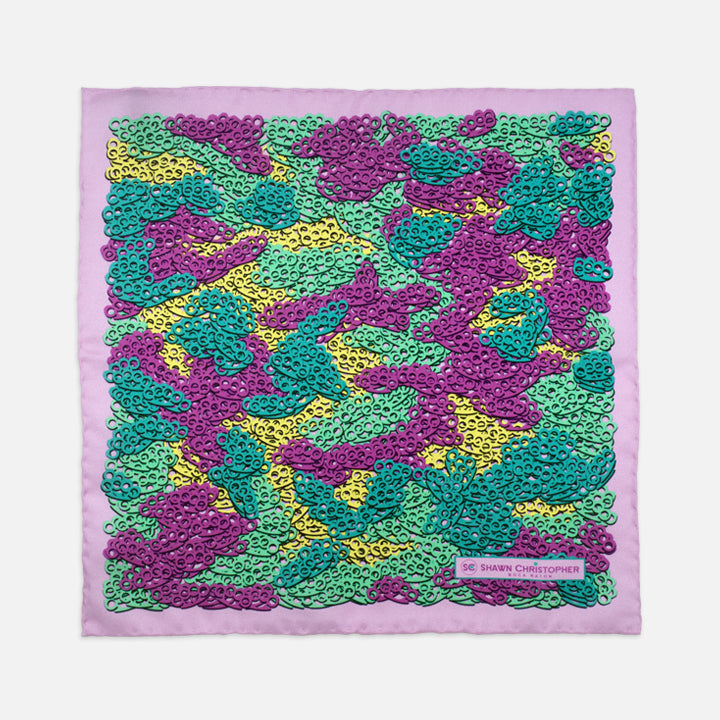 Brass Knuckles Camouflage Pocket Square