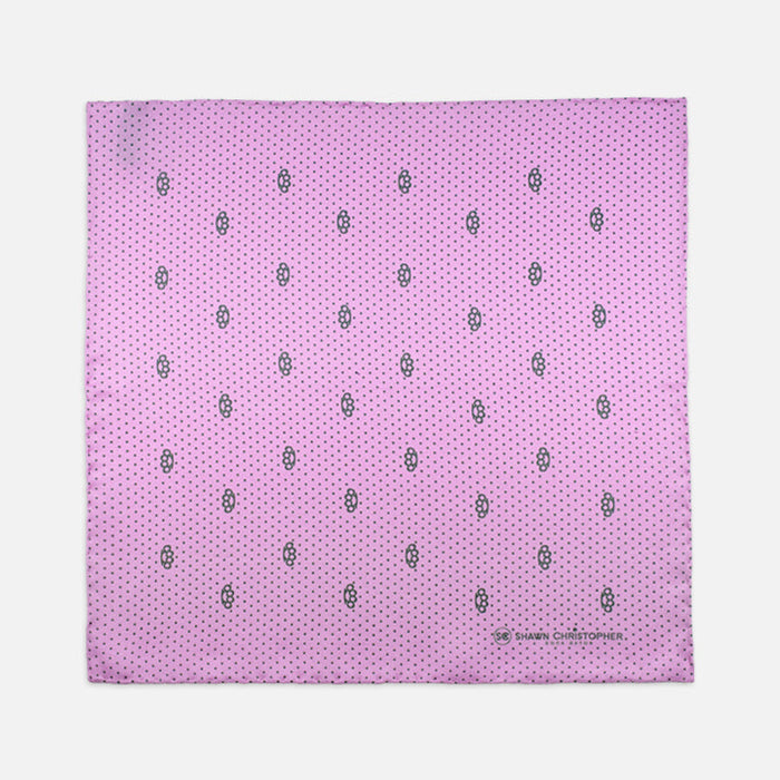 Brass Knuckles Polka Dots Pocket Square