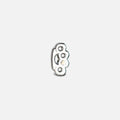 Brass Knuckles Lapel Pin