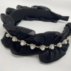 Sadie Pleated Pearl Headband